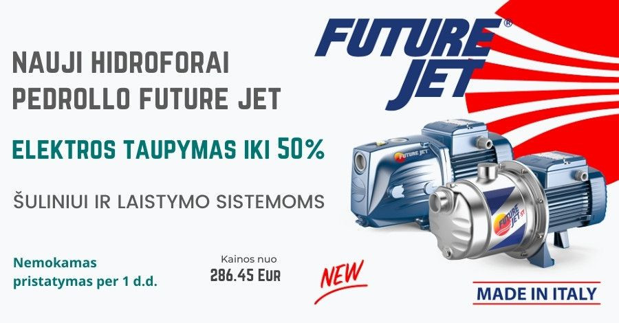 Pedrollo FUTURE JET siurbliai